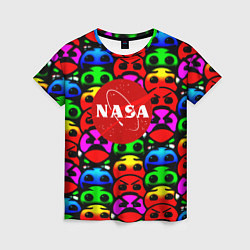 Женская футболка NASA smile