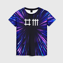 Футболка женская Depeche Mode neon energy, цвет: 3D-принт