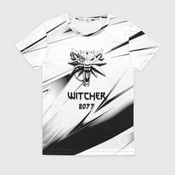 Футболка женская Ведьмак stripes, цвет: 3D-принт