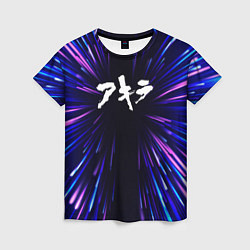 Футболка женская Akira neon energy, цвет: 3D-принт