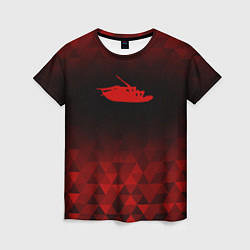 Футболка женская Papa Roach red poly, цвет: 3D-принт