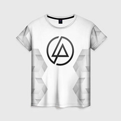 Футболка женская Linkin Park white poly, цвет: 3D-принт