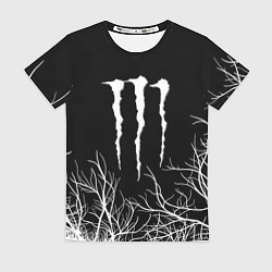 Футболка женская Monster energy лес, цвет: 3D-принт