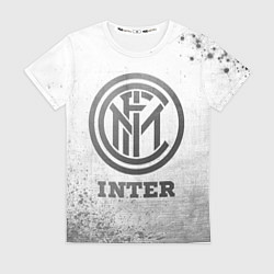 Футболка женская Inter - white gradient, цвет: 3D-принт