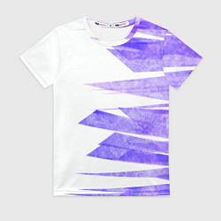 Женская футболка Color white purple