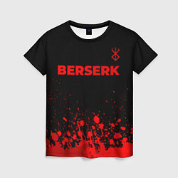 Футболка женская Berserk - red gradient посередине, цвет: 3D-принт