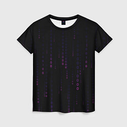 Футболка женская Color black pink, цвет: 3D-принт