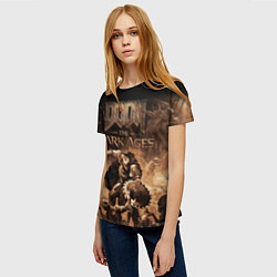 Футболка женская Doom the dark ages, цвет: 3D-принт — фото 2