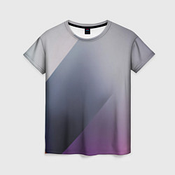 Футболка женская Color grey with stripes, цвет: 3D-принт