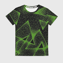 Женская футболка Triangles with dots