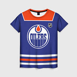 Футболка женская Edmonton Oilers - NHL team, цвет: 3D-принт