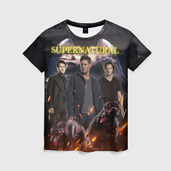 Футболка женская Supernatural - true hunters, цвет: 3D-принт