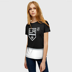 Футболка женская Лос Анджелес Кингз хоккей, цвет: 3D-принт — фото 2