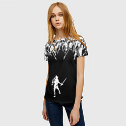 Футболка женская И один в поле воин, цвет: 3D-принт — фото 2