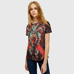 Футболка женская Doom постер к игре, цвет: 3D-принт — фото 2