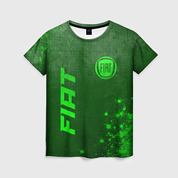 Футболка женская Fiat - green gradient вертикально, цвет: 3D-принт