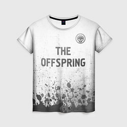 Женская футболка The Offspring - white gradient посередине