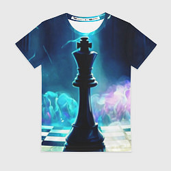 Женская футболка Дымовая партия