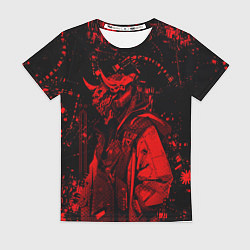 Футболка женская Кибернетический Они, цвет: 3D-принт