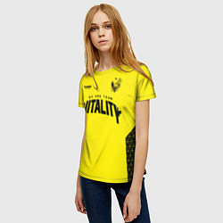 Футболка женская Ropz - Vitality CS2, цвет: 3D-принт — фото 2