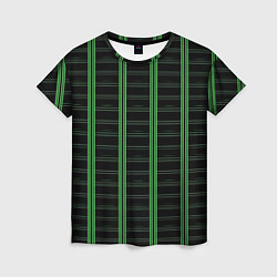 Женская футболка Color black cage