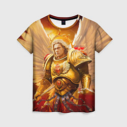 Футболка женская Сангвиний кровавый ангел, цвет: 3D-принт