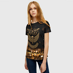 Футболка женская Крылья Родины ВДВ, цвет: 3D-принт — фото 2