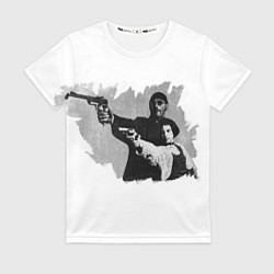 Футболка женская Леон рисунок, цвет: 3D-принт