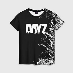Женская футболка Dayz брызги красок