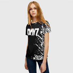 Футболка женская Dayz брызги красок, цвет: 3D-принт — фото 2
