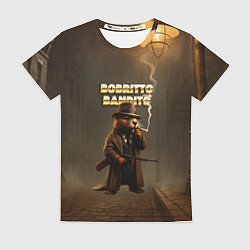 Футболка женская Bobritto Bandito мем, цвет: 3D-принт