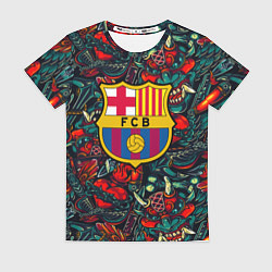 Футболка женская Barcelona japan tatoo, цвет: 3D-принт