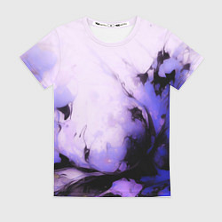 Футболка женская Взрывной индиго светлый, цвет: 3D-принт