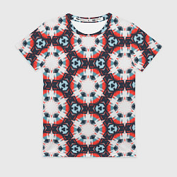 Футболка женская Звездный узор в шестиугольниках, цвет: 3D-принт