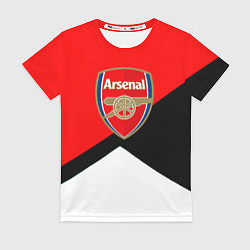 Футболка женская Arsenal geometry sport, цвет: 3D-принт