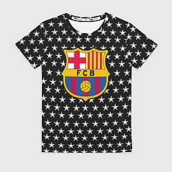 Женская футболка Barcelona звезды