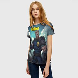 Футболка женская Fallout седьмой, цвет: 3D-принт — фото 2