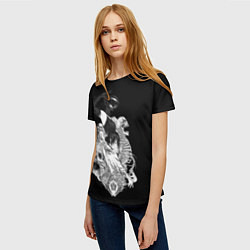 Футболка женская Резе демон бомба Человек бензопила, цвет: 3D-принт — фото 2