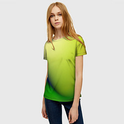Футболка женская The color is multicolored, цвет: 3D-принт — фото 2