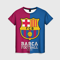 Футболка женская Barca Football, цвет: 3D-принт
