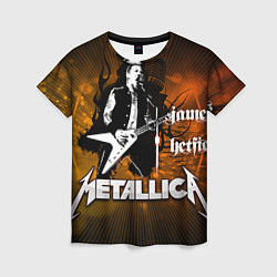 Футболка женская Metallica: James Hetfield, цвет: 3D-принт