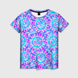 Футболка женская Tie dye, цвет: 3D-принт