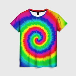 Футболка женская Tie dye, цвет: 3D-принт