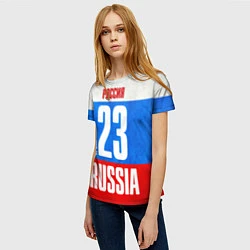 Футболка женская Russia: from 23, цвет: 3D-принт — фото 2