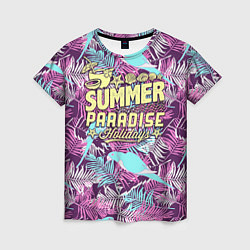 Женская футболка Summer paradise 2