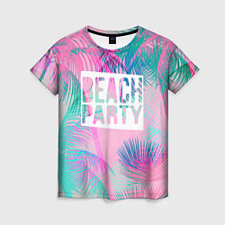 Женская футболка Beach Party