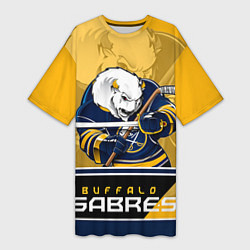 Женская длинная футболка Buffalo Sabres