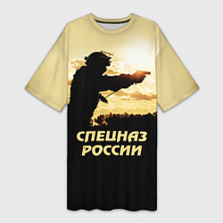 Женская длинная футболка Спецназ России