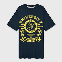 Женская длинная футболка University of Wasteland