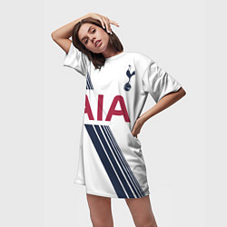 Футболка женская длинная Tottenham Hotspur: AIA, цвет: 3D-принт — фото 2